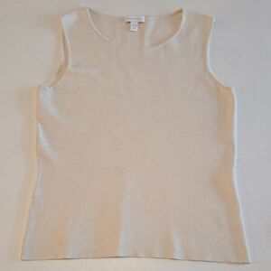 Charter Club Cream Off White Tank Top Size Small